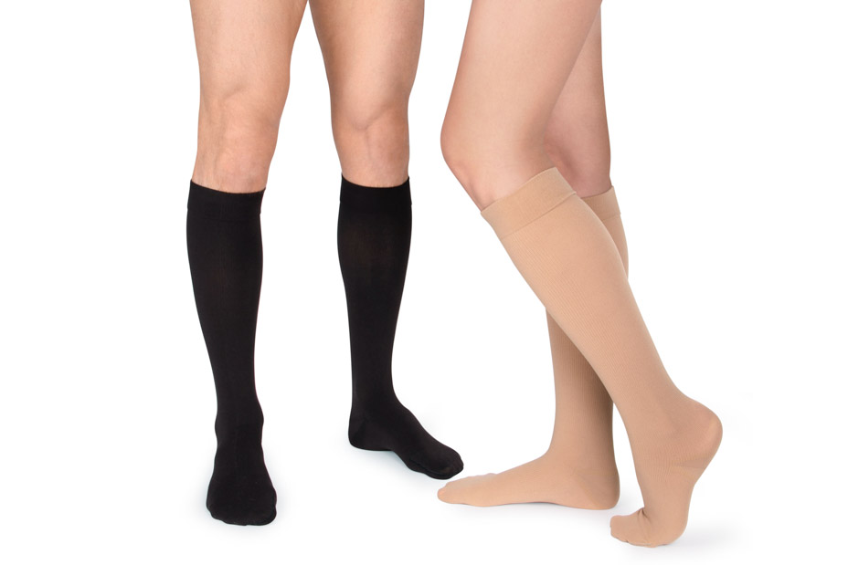 Κάλτσες και καλσόν διαβαθμισμένης συμπίεσης για κιρσούς και φλεβική ανεπάρκεια. Κάλτσες για άντρες και γυναίκες.